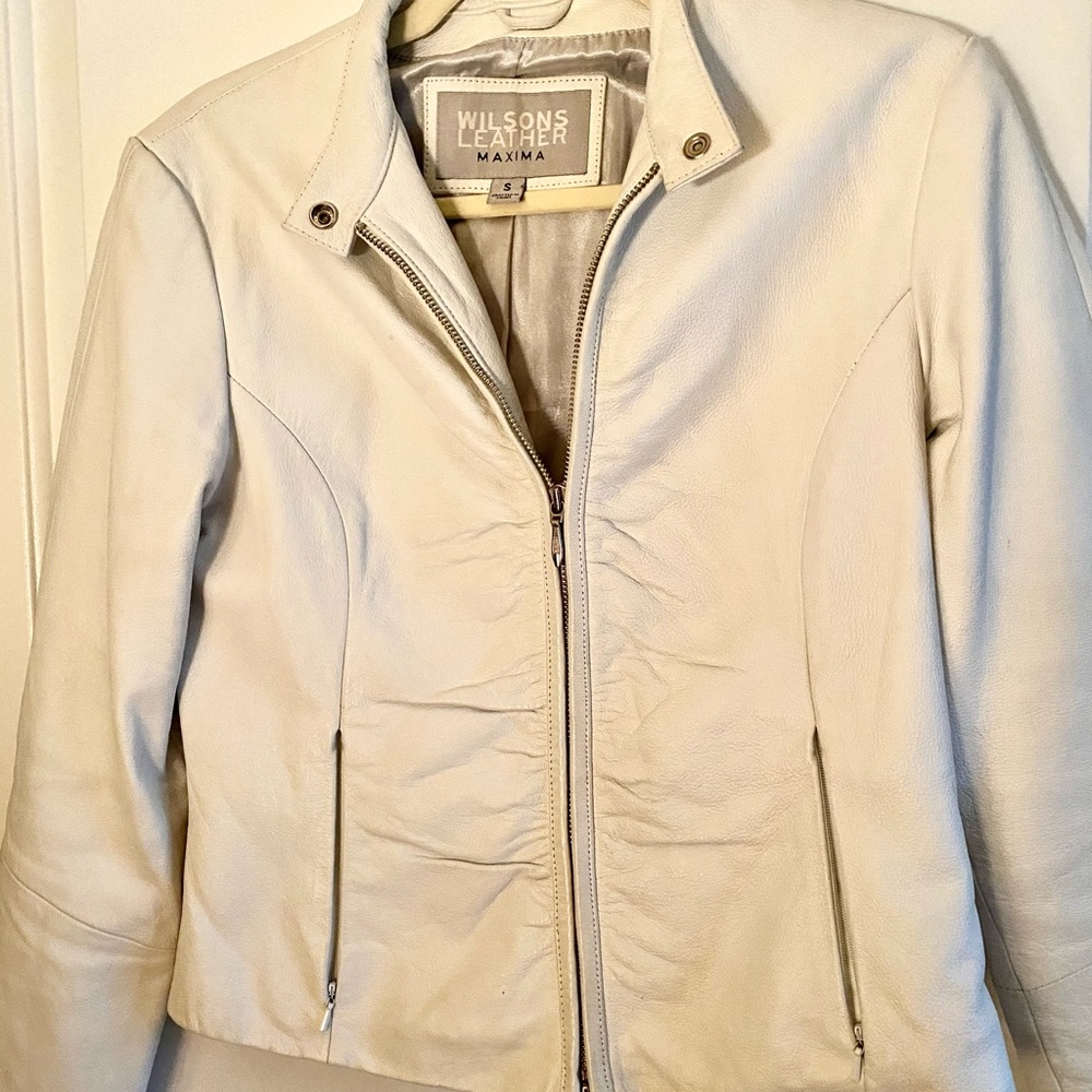 White Leather Jacket - image 3